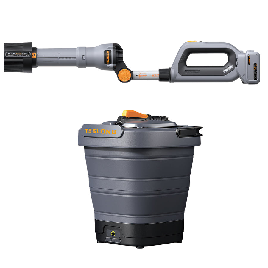 Outdoor Cleanup Kit with LB-L01 leaf blower and XS-MINI washer