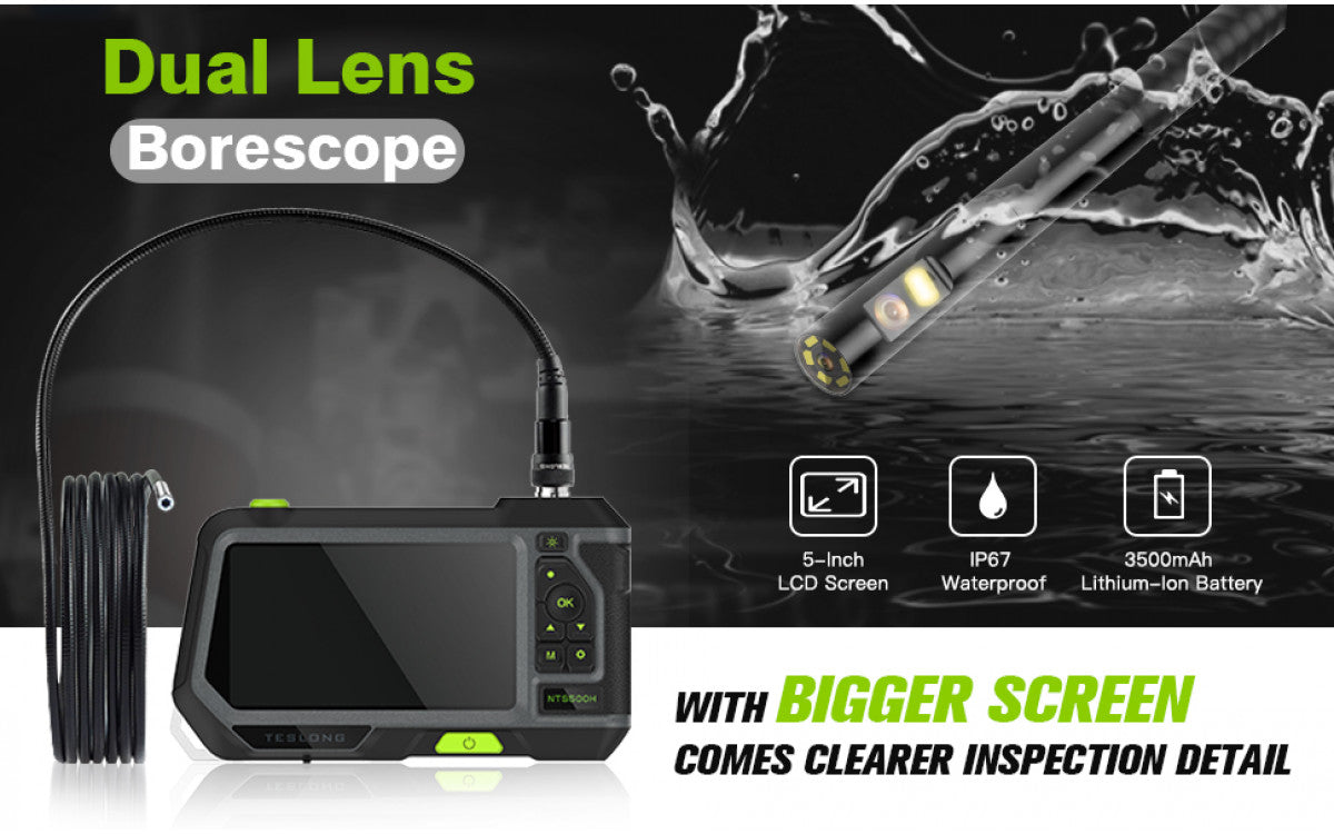 Borescope Inspection Camera for Carbon Accumulation in Cars — Teslong