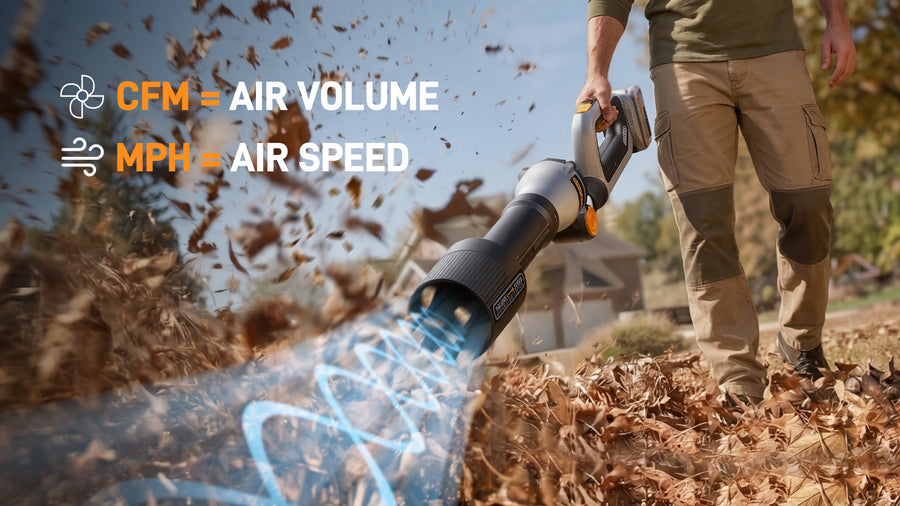What Does CFM Mean on a Leaf Blower? CFM vs MPH Explained