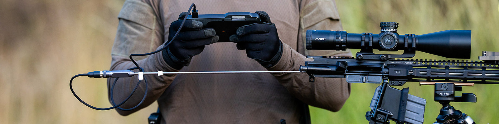 Rifle Borescope With Screen