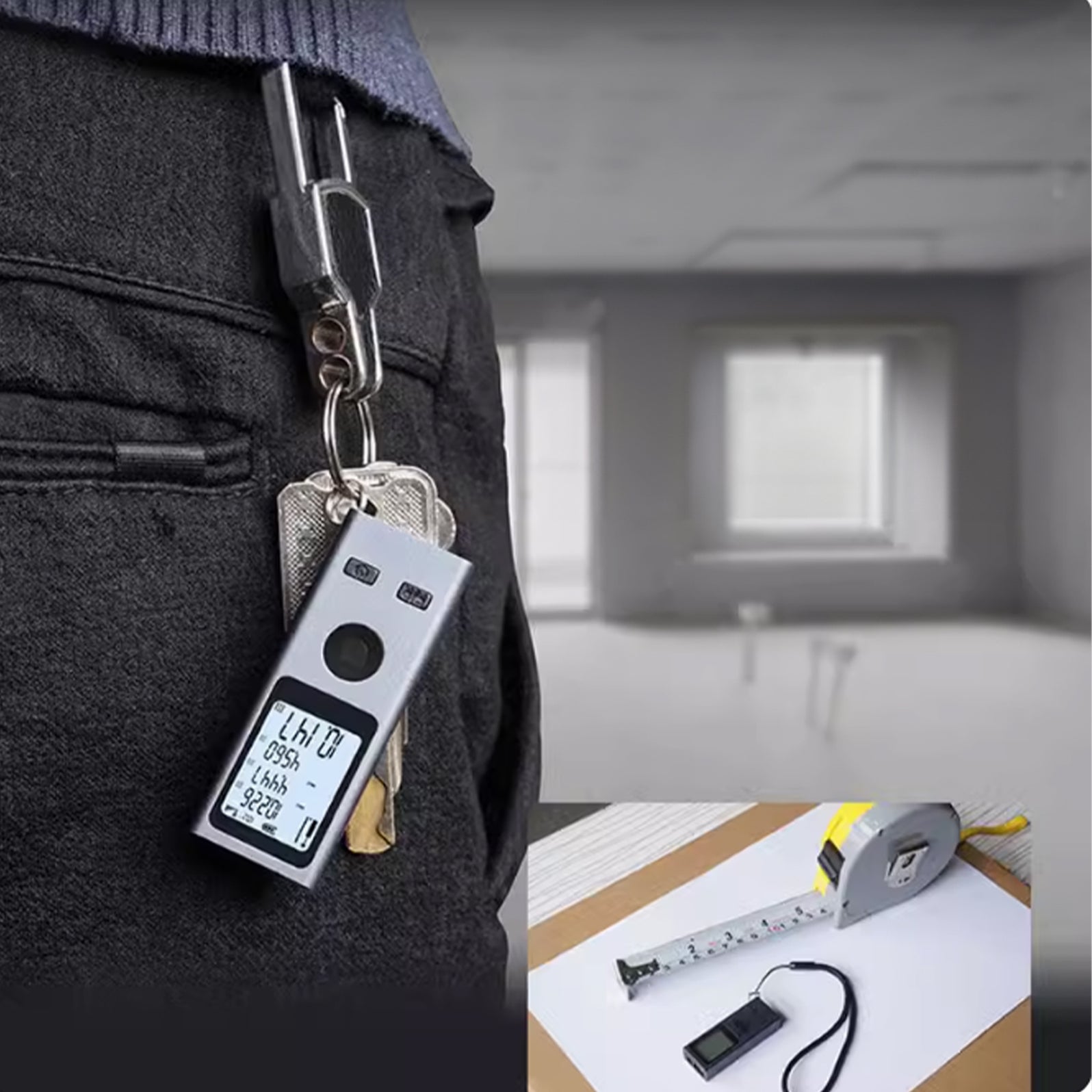 Smart Borescope Laser Measure — Teslong