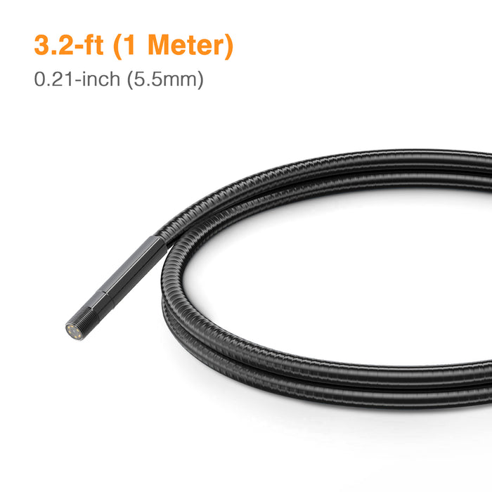 Single-Lens Flexible Inspection Camera Probes - 0.21 in (5.5 mm)