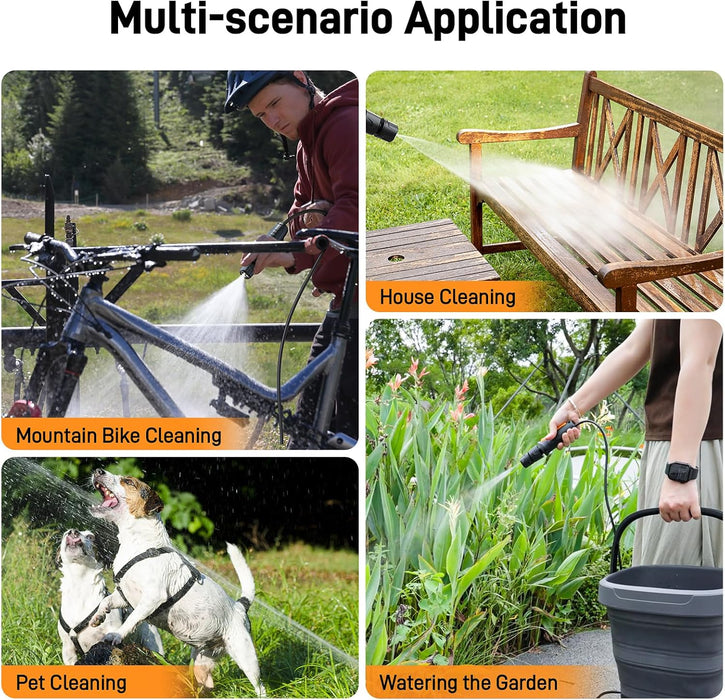 XS-MINI Cordless, Portable, & Folding Pressure Washer