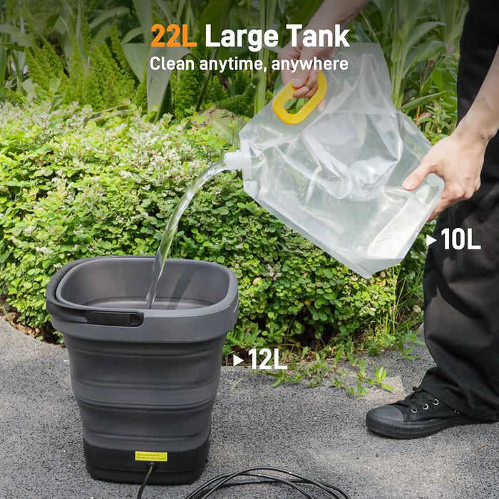 XS-MINI Cordless, Portable, & Folding Pressure Washer