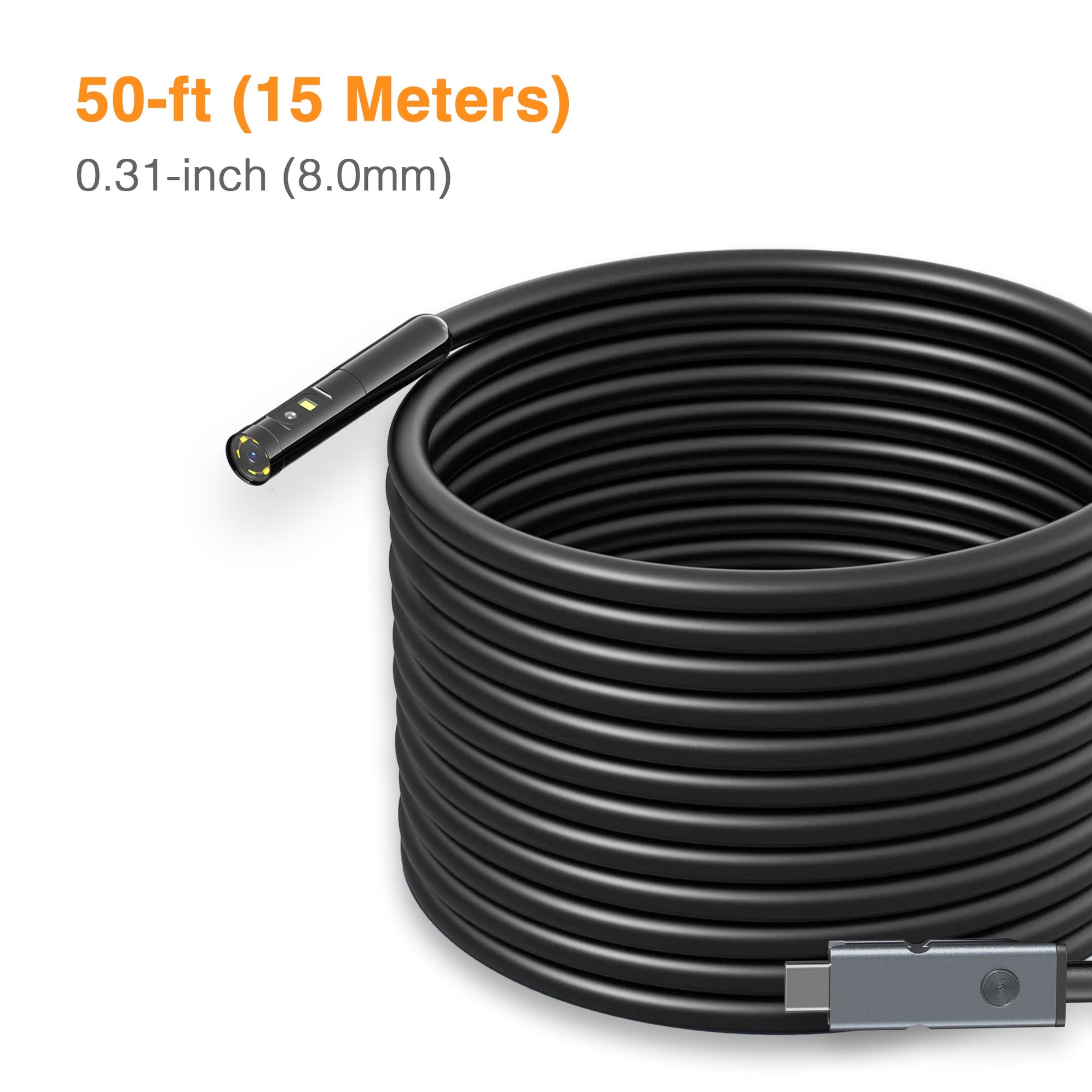 8.0mm Dual-Lens USB Camera Probes For NTS500B & MS450 Monitor | Teslong