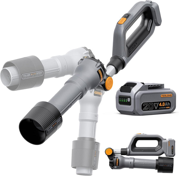 Teslong LB-L01 20V Brushless Leaf Blower, 600 CFM / 115 MPH