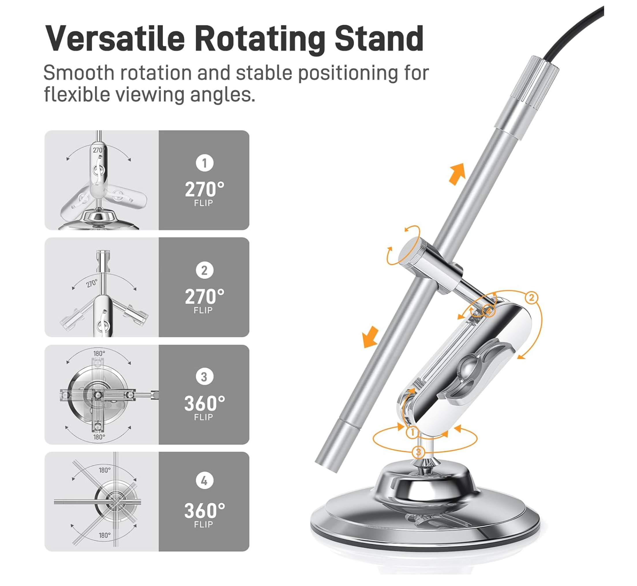 MS100 Industrial Endoscope | Teslong USB Inspection Camera for ...