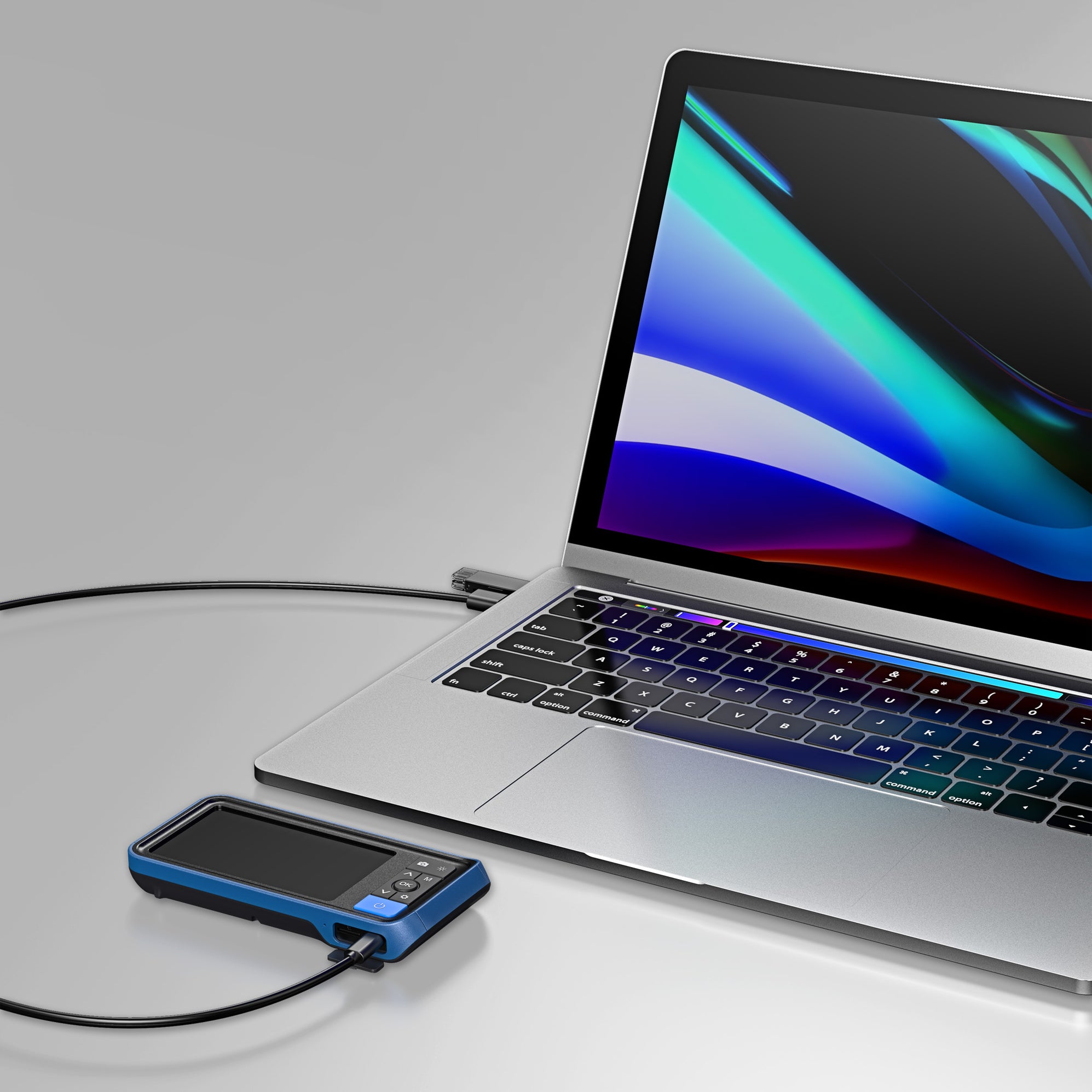 NTG200H Focus and Fold Rifle Borescope with 4.5-inch IPS Screen | Teslong