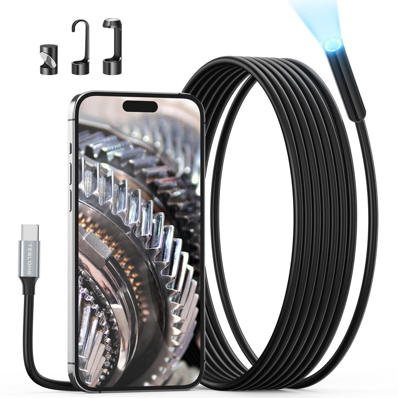 Teslong NTC30L USB-C Borescope Inspection Camera with 10 ft Probe