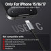 USB-C compatibility for iPhone 15, 16 and 17 and supported Android phones