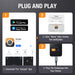 Xscope app download, device permission and USB-C connection steps