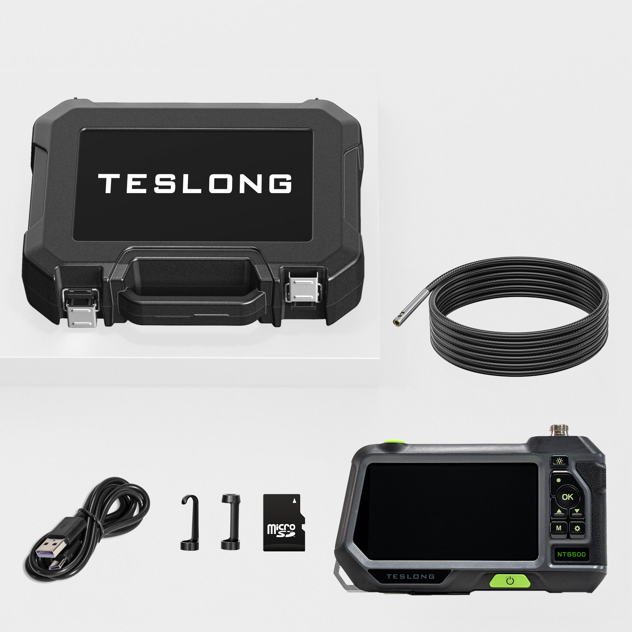 NTS500D9-5 Rotating Probe Inspection Camera | Teslong 5