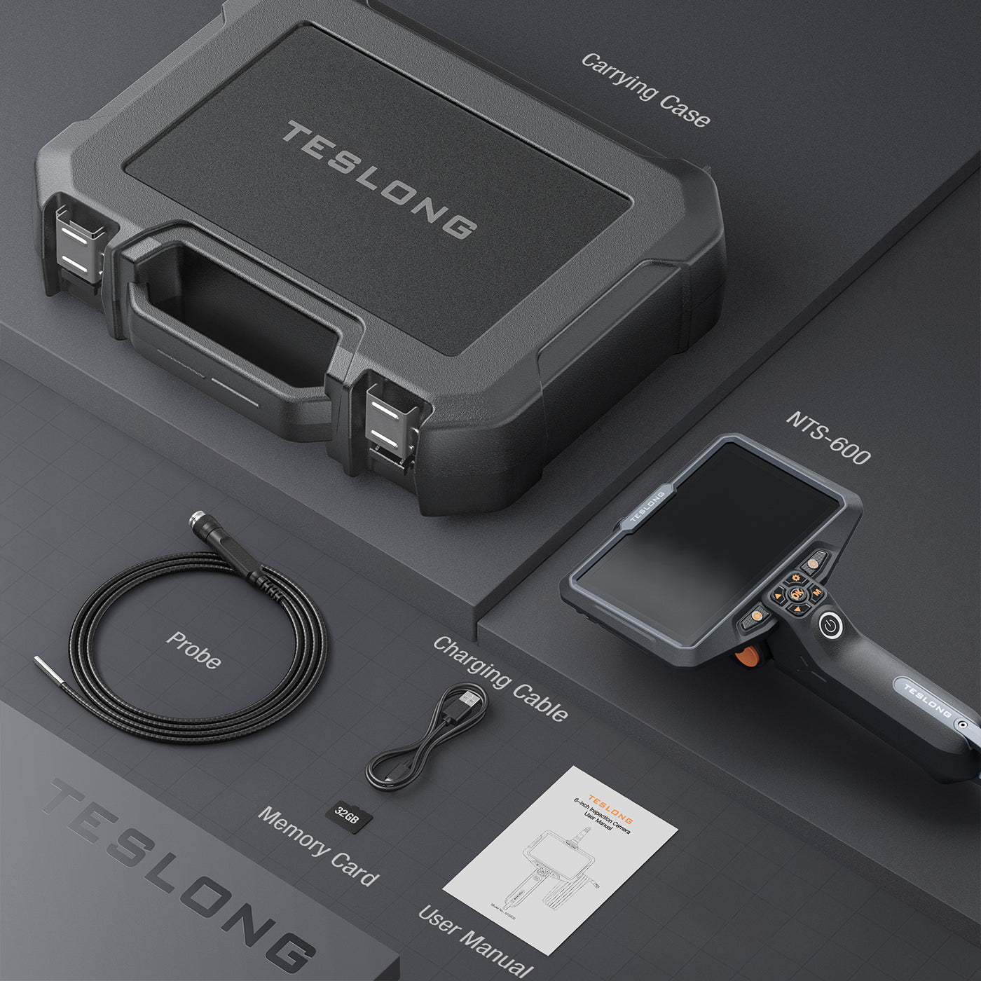 NTS600 Inspection Camera with 6-inch HD Screen | Teslong