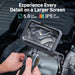 TD300P 5-inch IPS screen used during an engine inspection