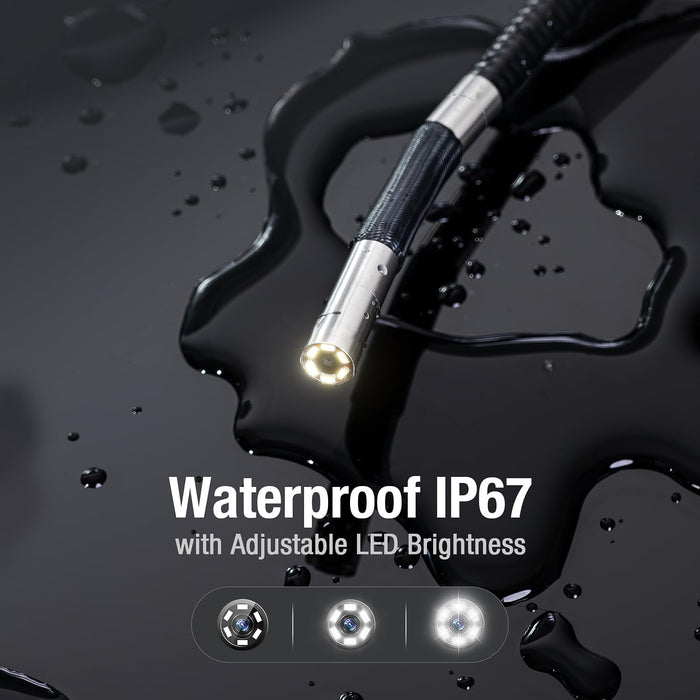 IP67-rated TD300P camera probe with adjustable LED illumination