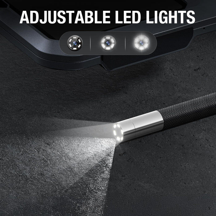 Six adjustable LEDs illuminating the TD300P camera view