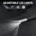 Six adjustable LEDs illuminating the TD300P camera view