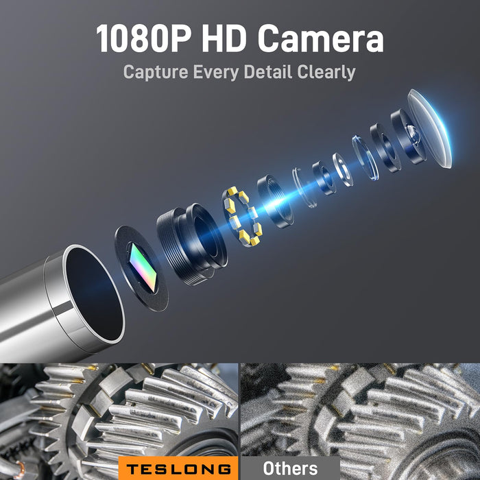 TD300 camera and close-up inspection images with 1080p recording