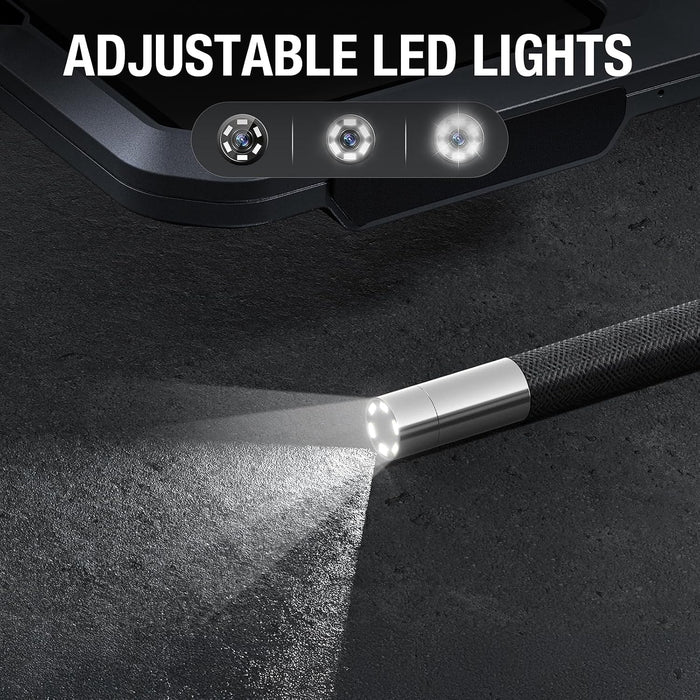 Adjustable LED lights on the TF550 inspection probe