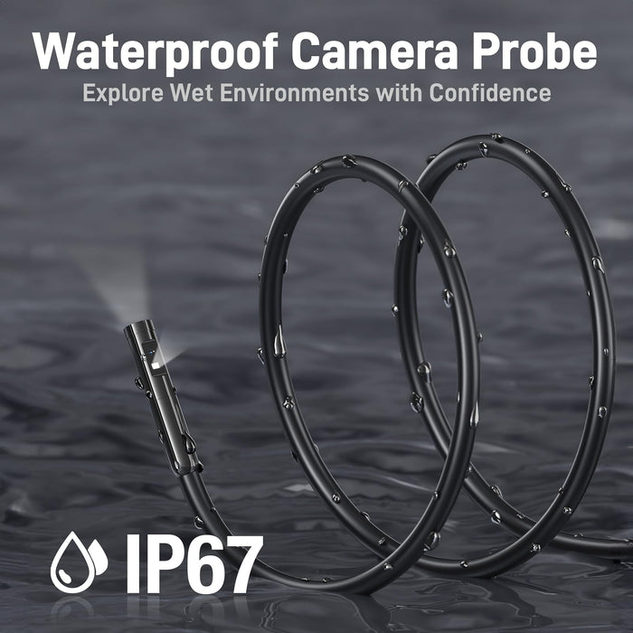 IP67-rated camera probe and cable