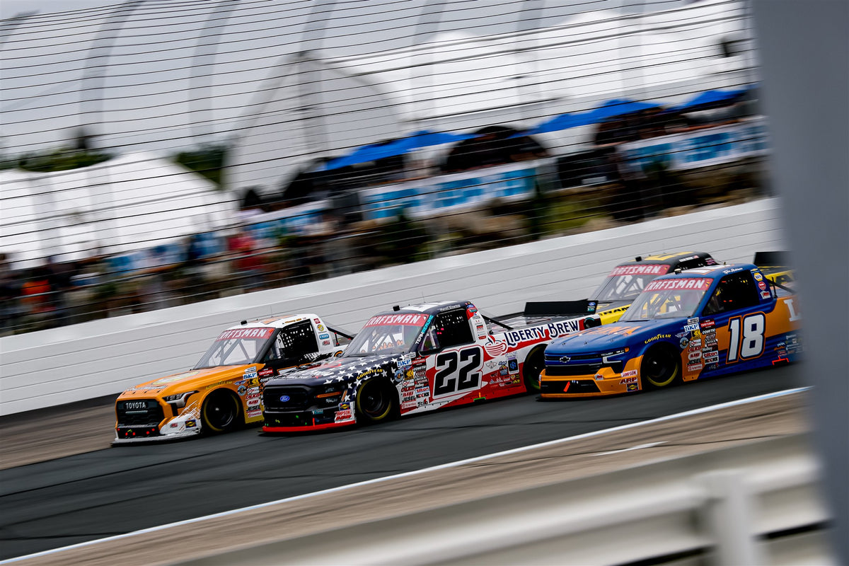 Number 22 truck among the Craftsman Truck Series race field
