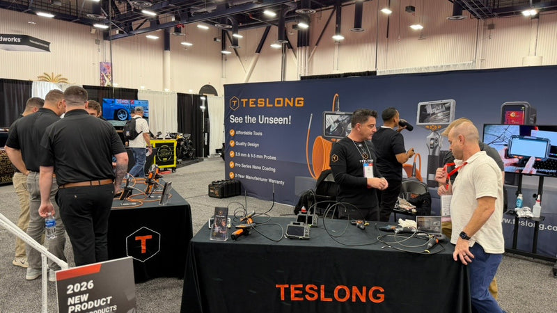 Inspection cameras and conversations at the demonstration table