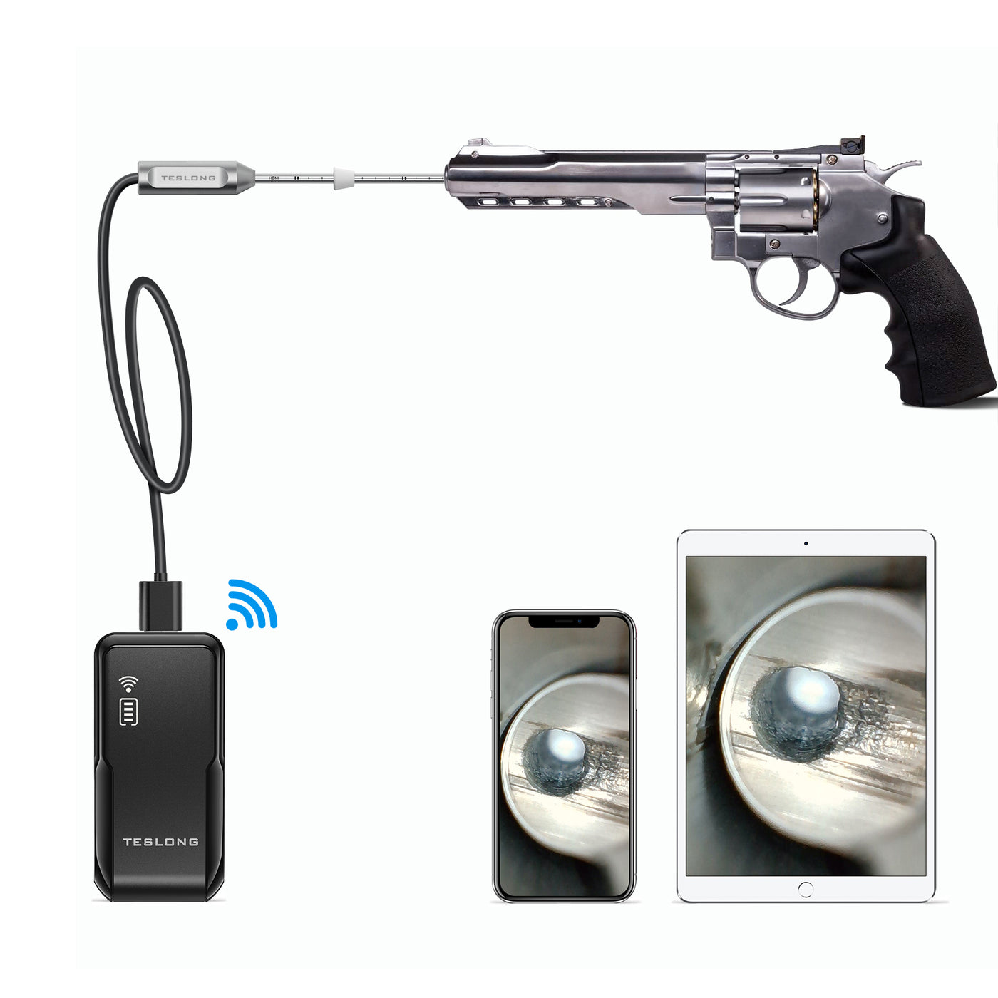 NTG150PW 10inch Pistol Borescope with WiFi Teslong