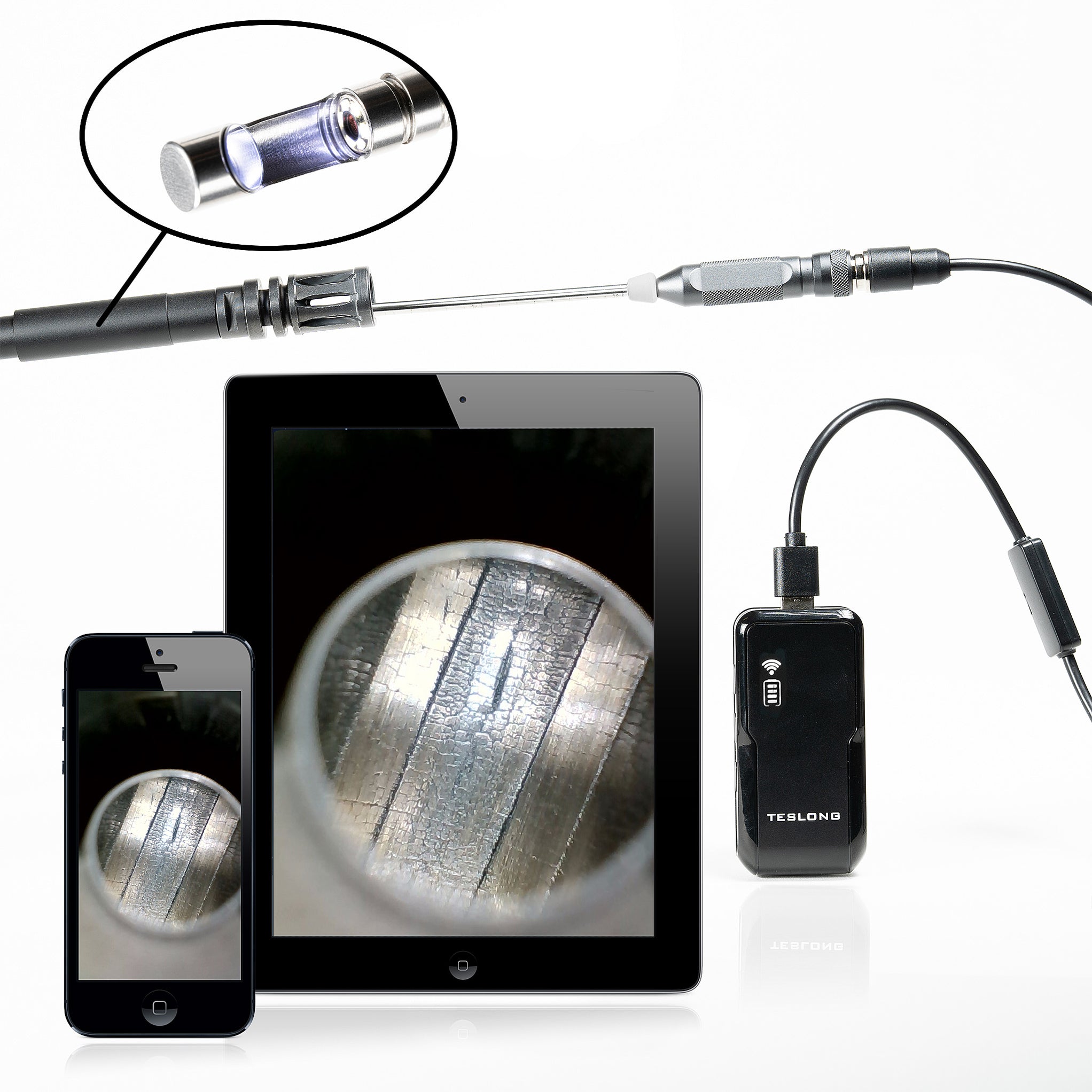 NTG150HW 26inch Rigid Borescope with WiFi Teslong