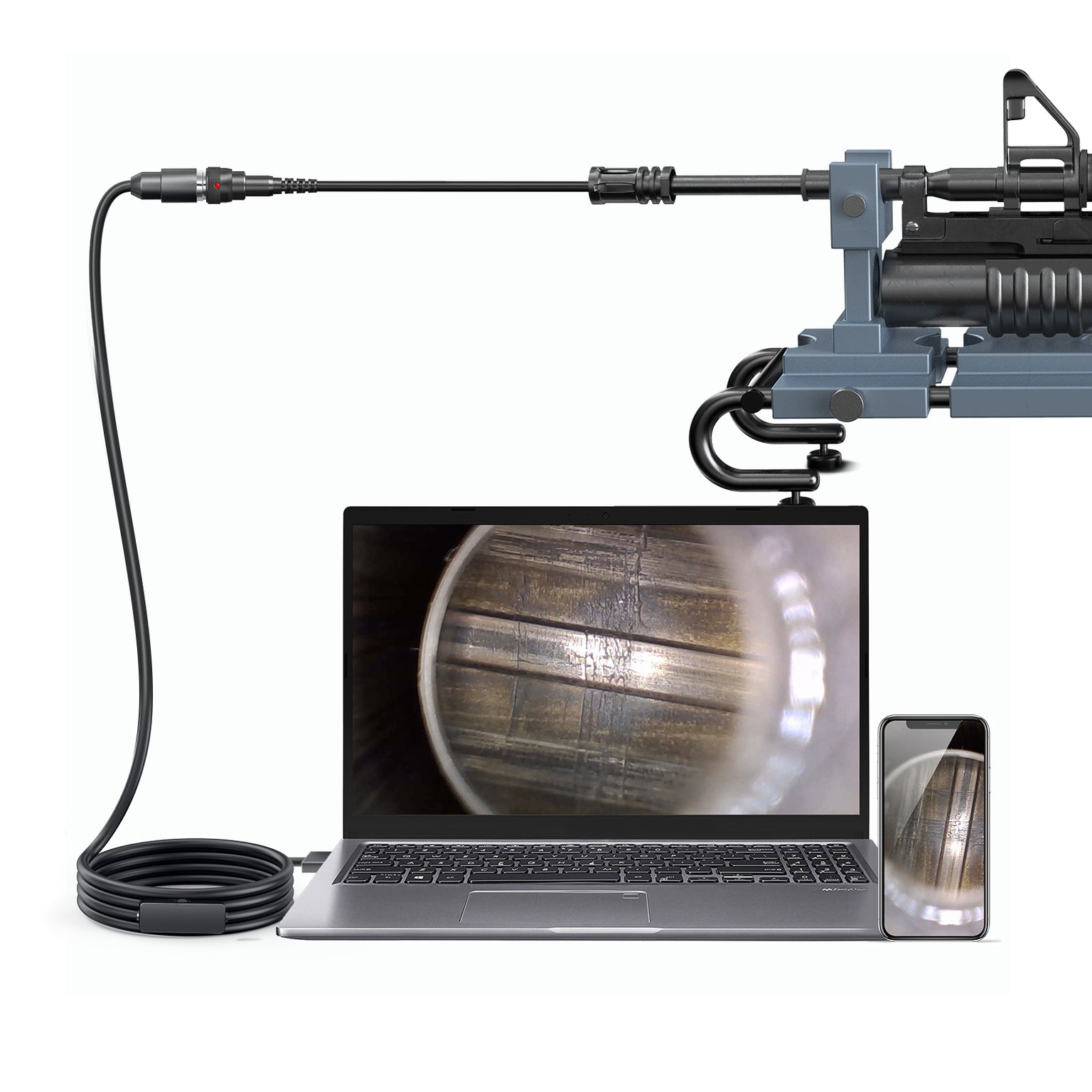 USB Borescope: Rifle Inspection Camera & USB Inspection Tools |Teslong